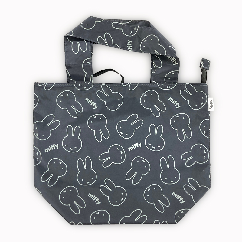 miffy エコバッグM ミッフィーフェイス GY